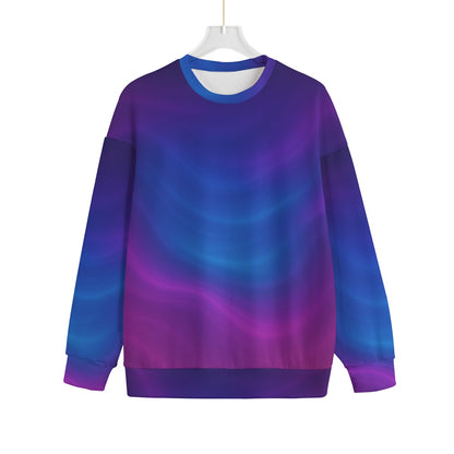 Unisex Drop-shoulder Knitted Fleece Sweater - view 1