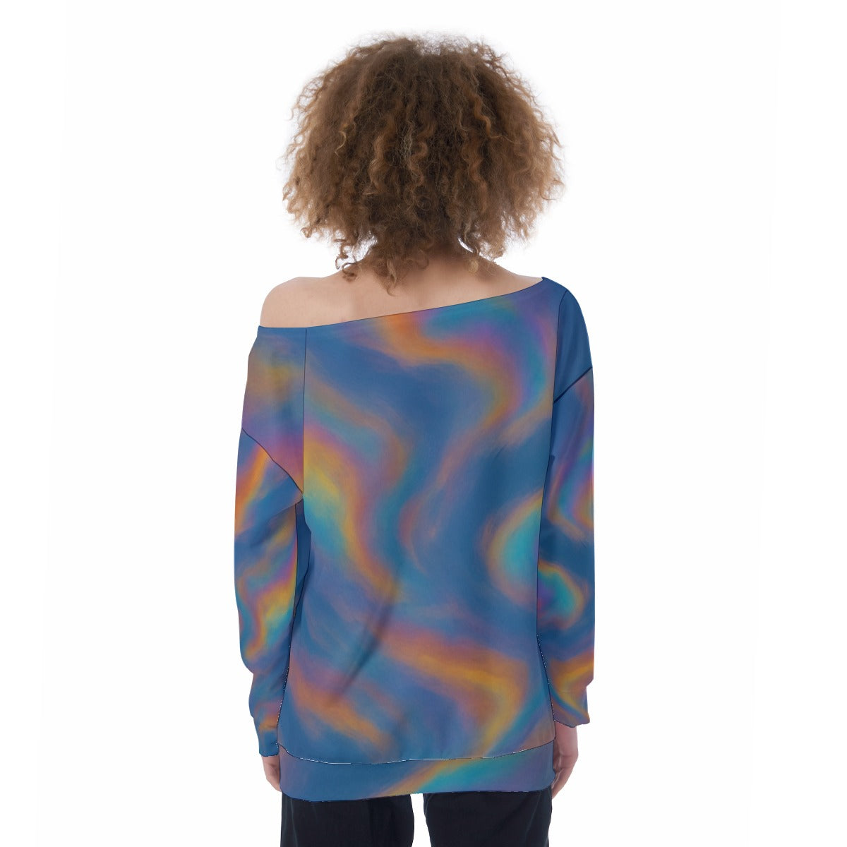 Women's Off-Shoulder Sweatshirt
