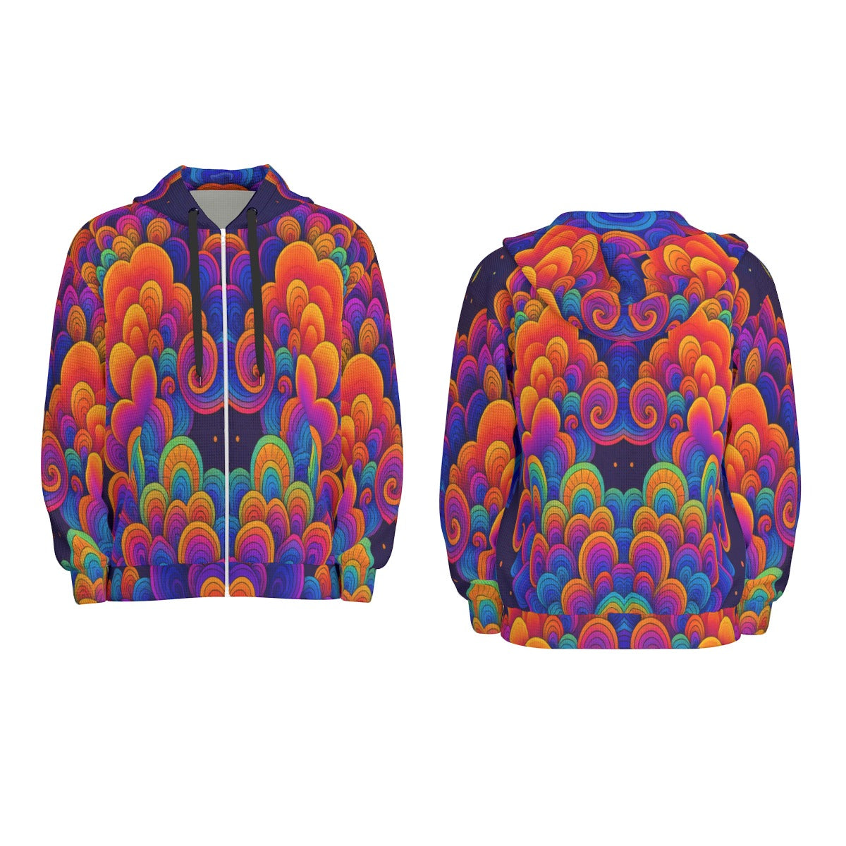 Unisex Zip Hooded Sweatshirt