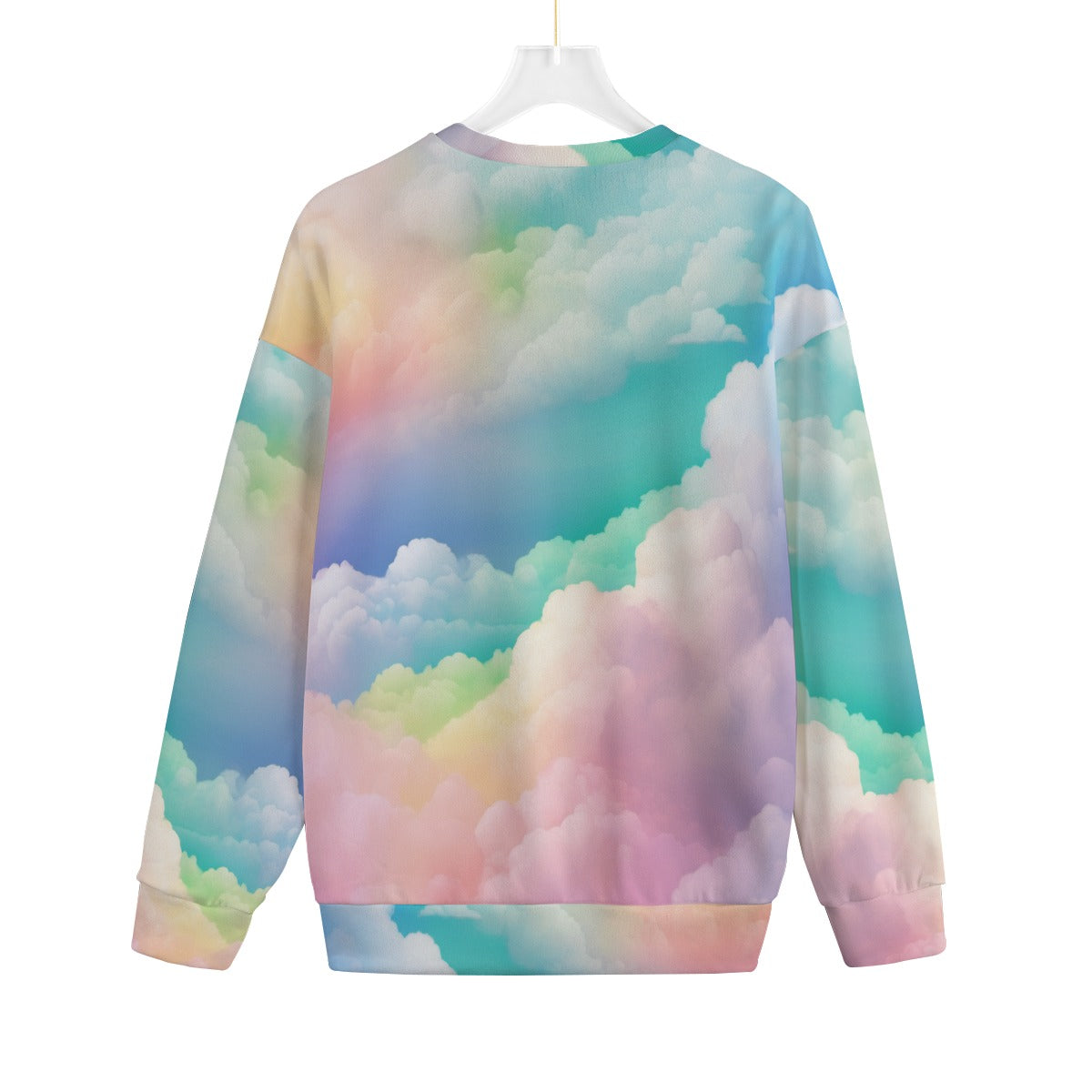 Unisex Drop-shoulder Knitted Fleece Sweater - view 2
