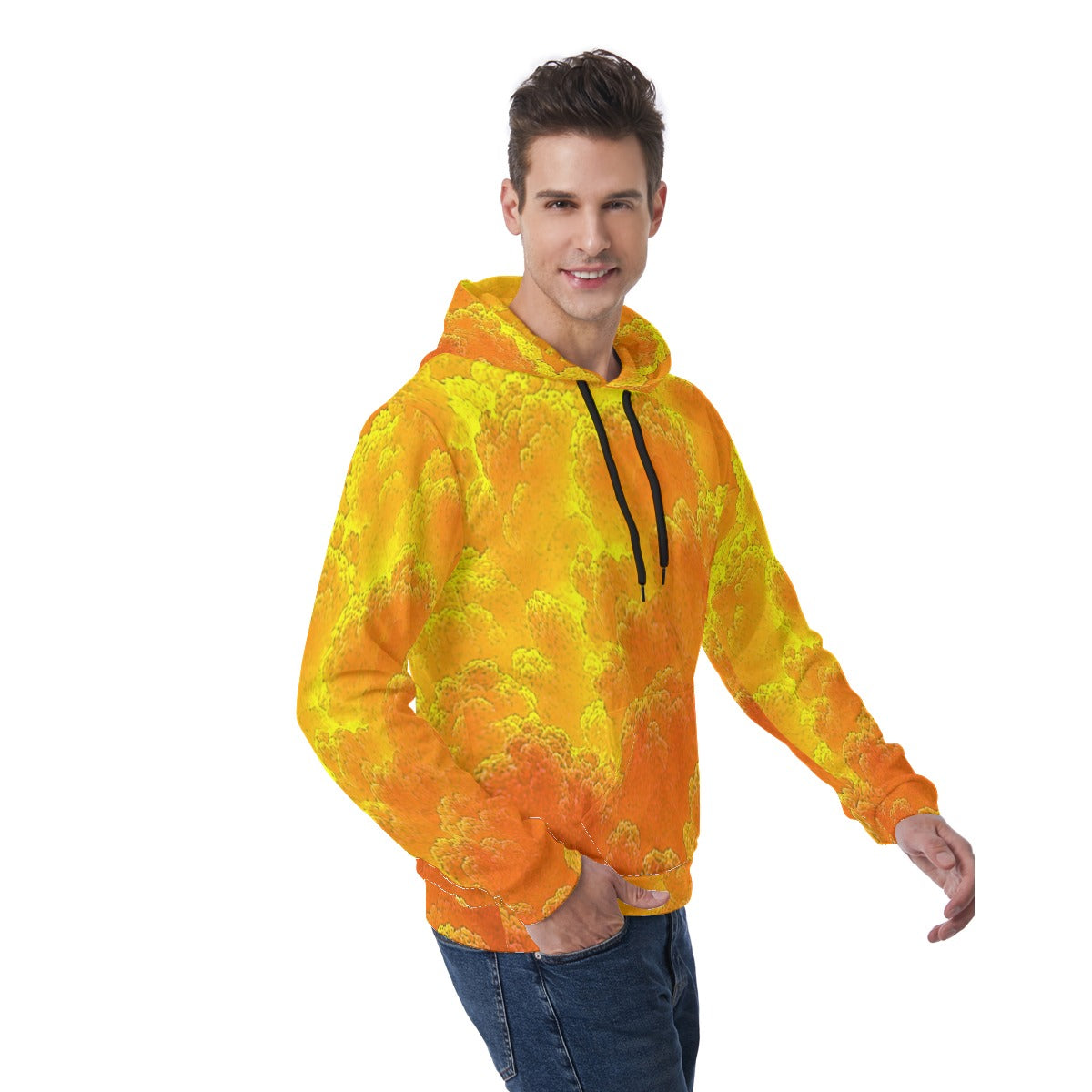 Men's Thicken Pullover Hoodie With Inner Hood
