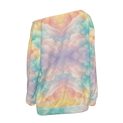 Women's Off-Shoulder Sweatshirt
