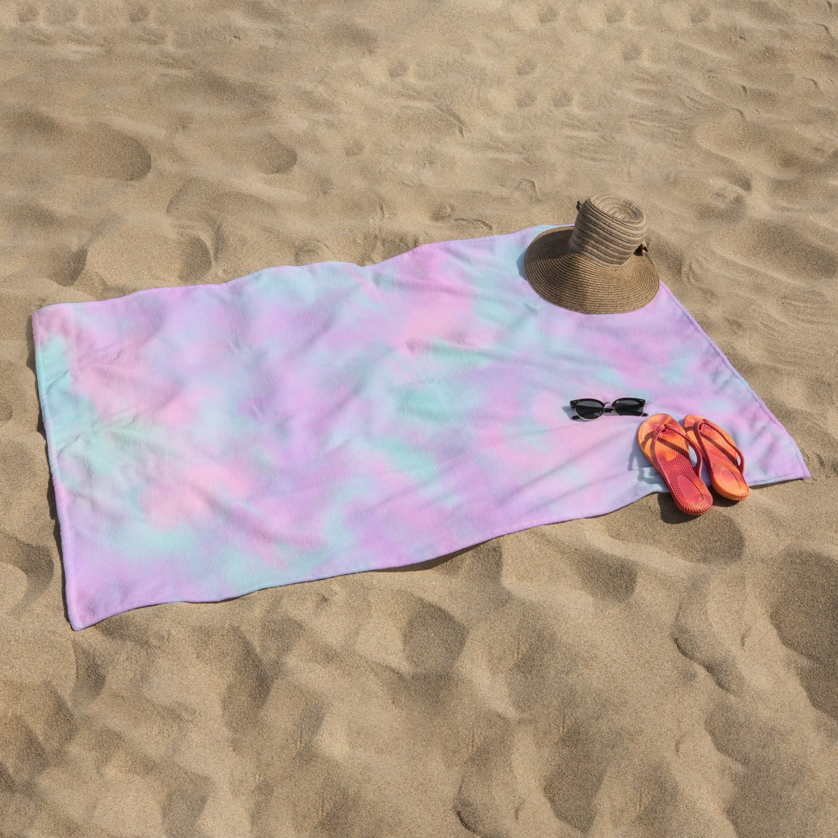 Unisex Adult Beach towel Vertical Style For the USA|320GSM