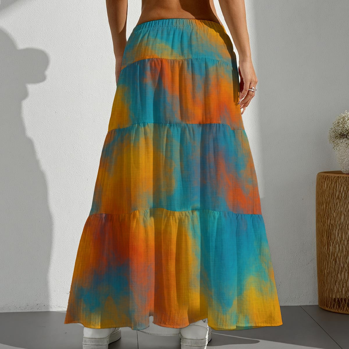 Women's Pleated Long Skirt