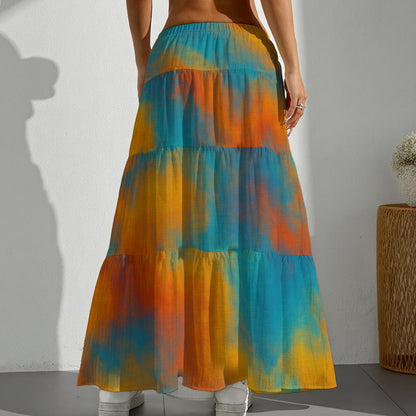 Women's Pleated Long Skirt