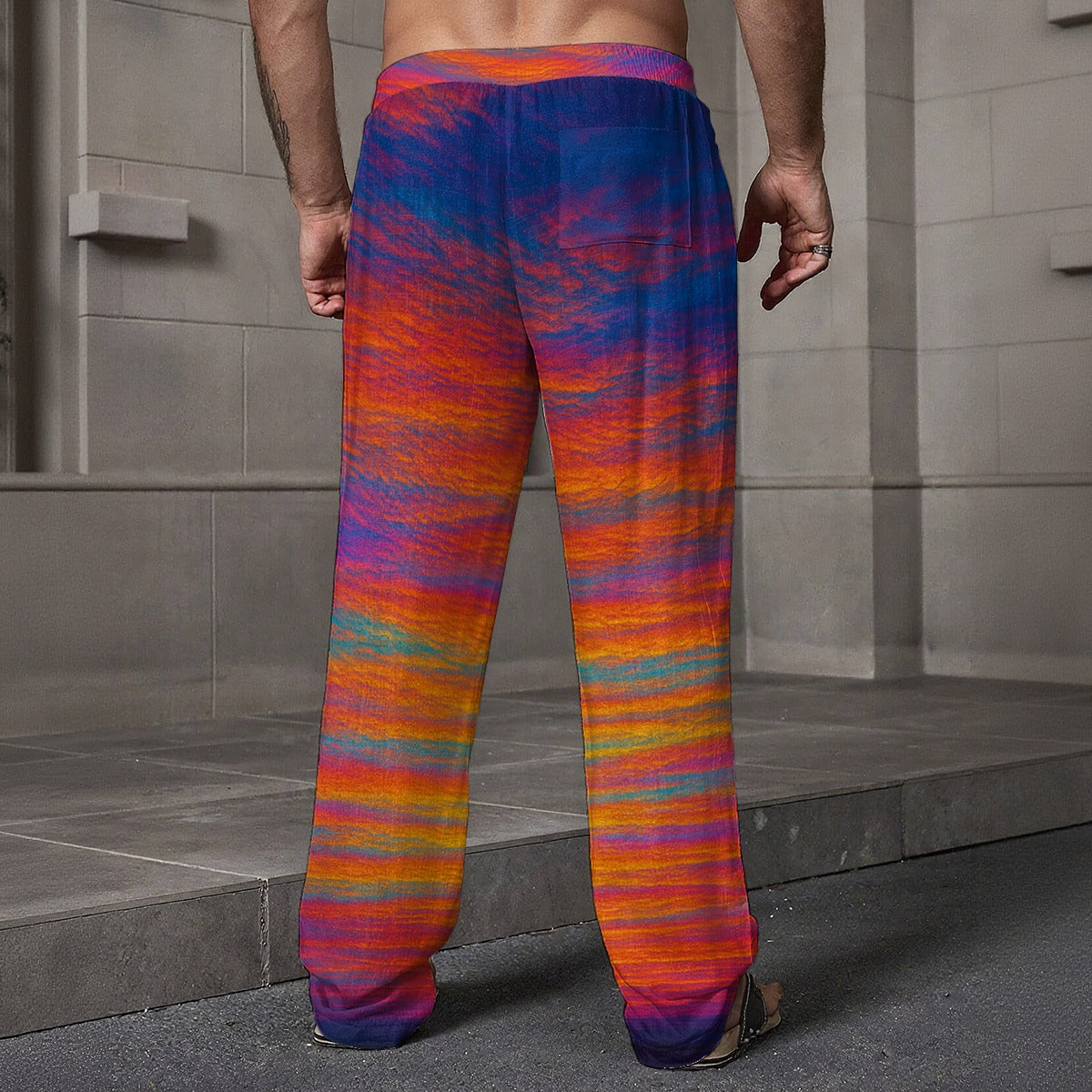 Men's Loose Casual Pants With Pocket