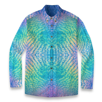 Men's Casual Lapel Long Sleeve Shirt|125GSM Cotton