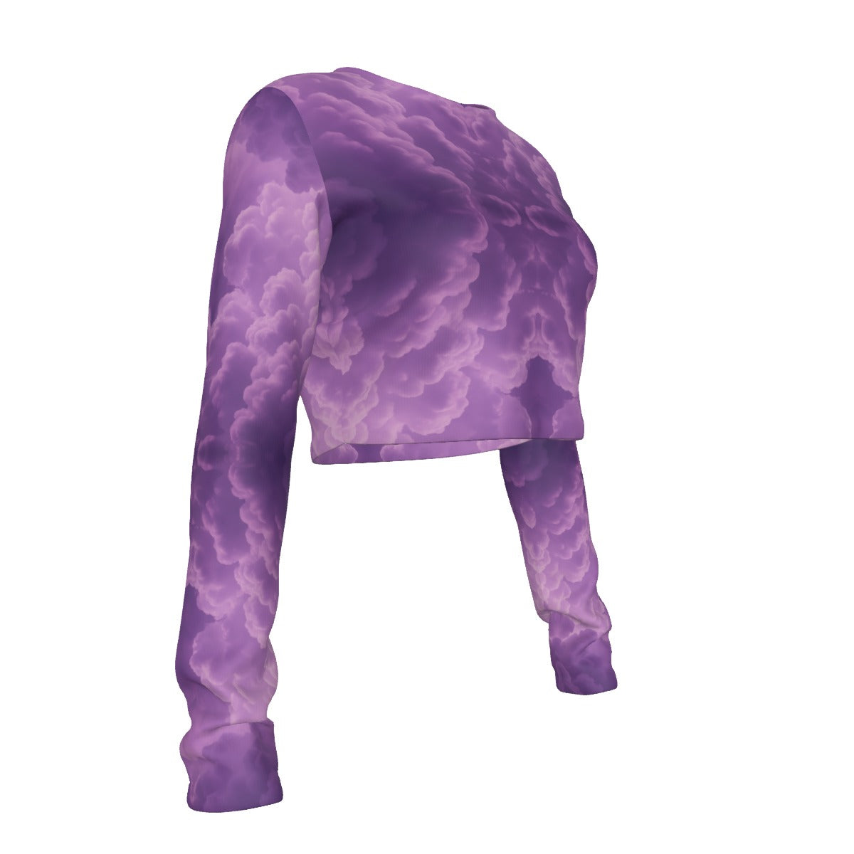 Women's Round Neck Crop Top T-Shirt