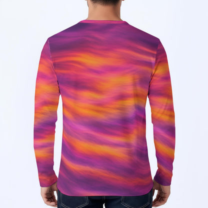 Men's Classic Long-Sleeve Henley Shirt