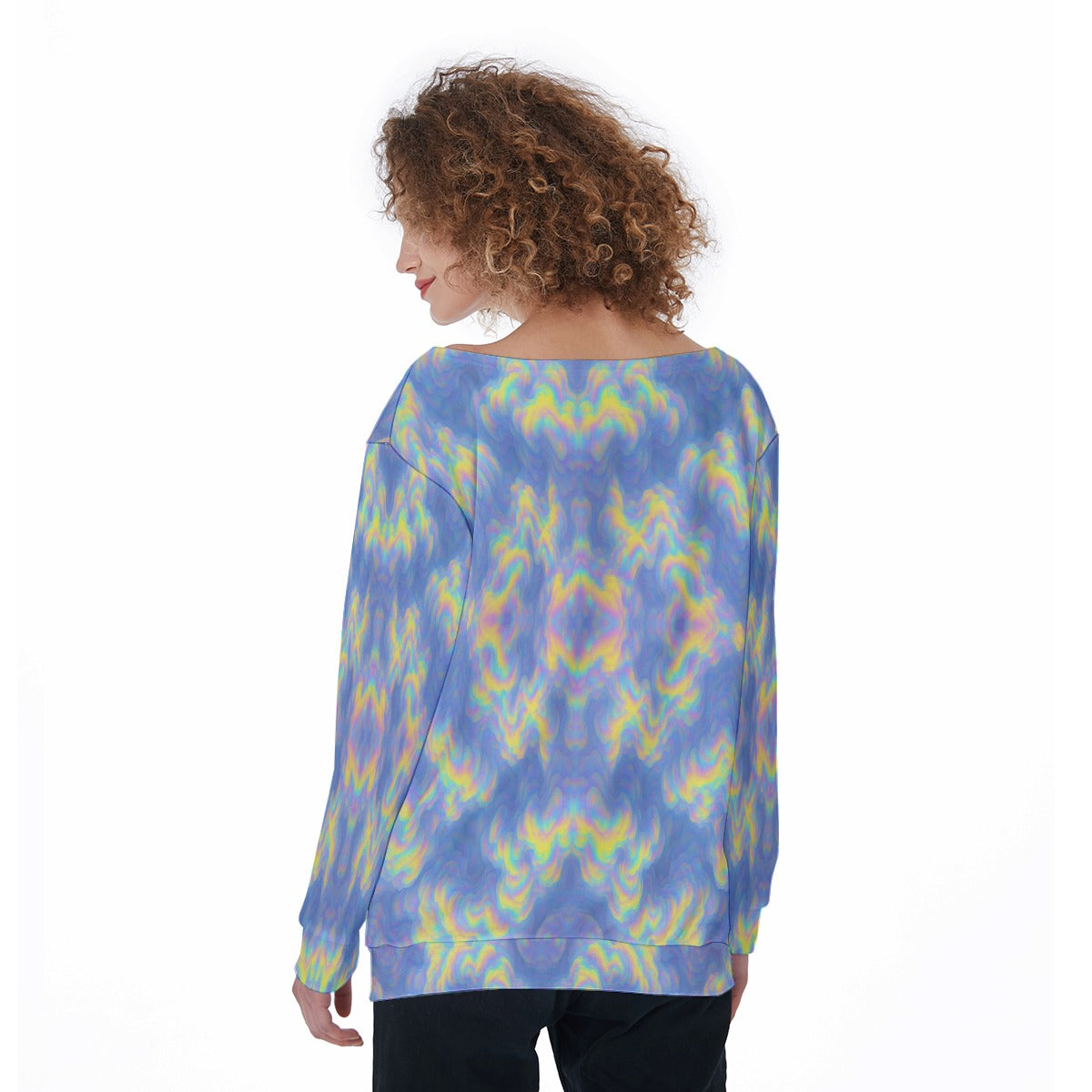 Women's Off-Shoulder Sweatshirt