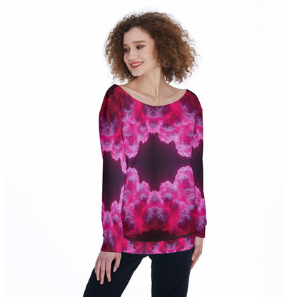 Women's Off-Shoulder Sweatshirt