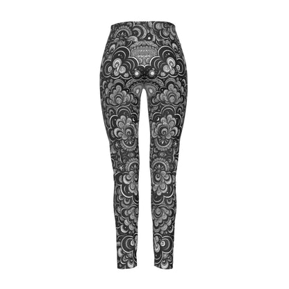 Women's High Waist Leggings | Side Stitch Closure