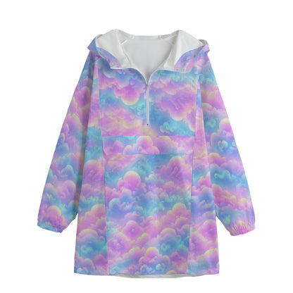 Unisex Windbreaker Long Jacket