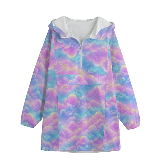 Unisex Windbreaker Long Jacket
