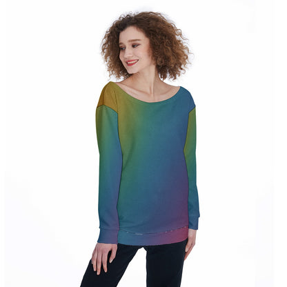 Women's Off-Shoulder Sweatshirt