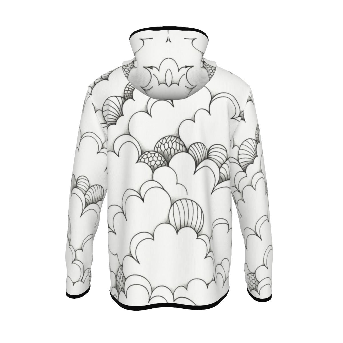Men's Stylish Hoodie with Thumb Hole Design - view 2