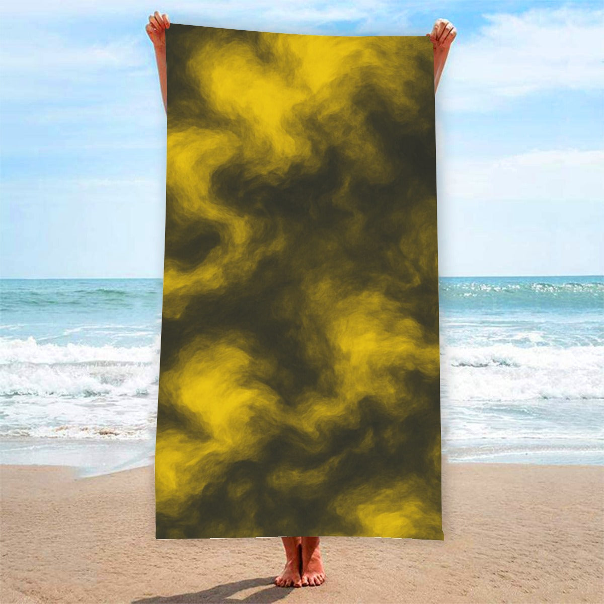 Unisex Adult Beach towel Vertical Style For the USA|320GSM