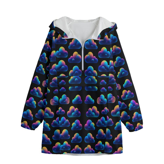 Unisex Windbreaker Long Jacket