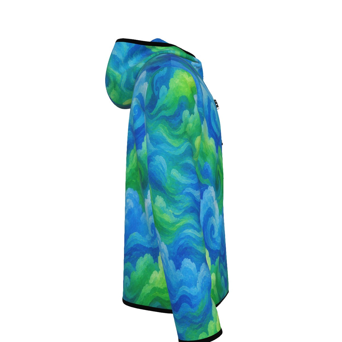 Men's Stylish Hoodie with Thumb Hole Design - view 3