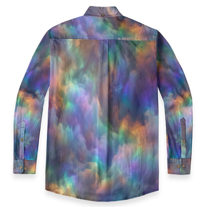 Men's Casual Lapel Long Sleeve Shirt|125GSM Cotton