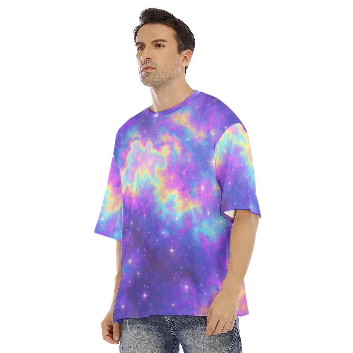 Men's Drop Shoulder T-shirt With Short Sleeve