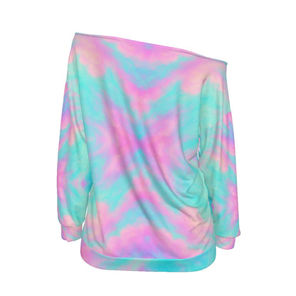 Women's Off-Shoulder Sweatshirt