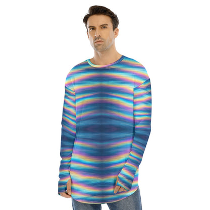 Men's Fingerless Long Sleeve T-shirt