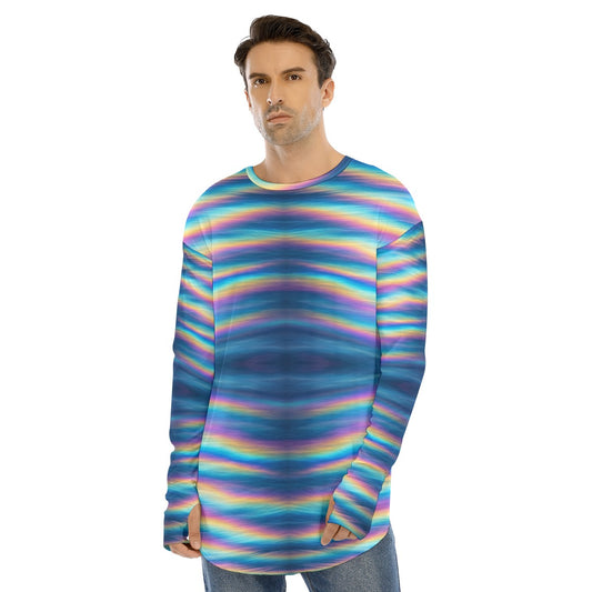 Men's Fingerless Long Sleeve T-shirt