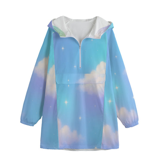 Unisex Windbreaker Long Jacket