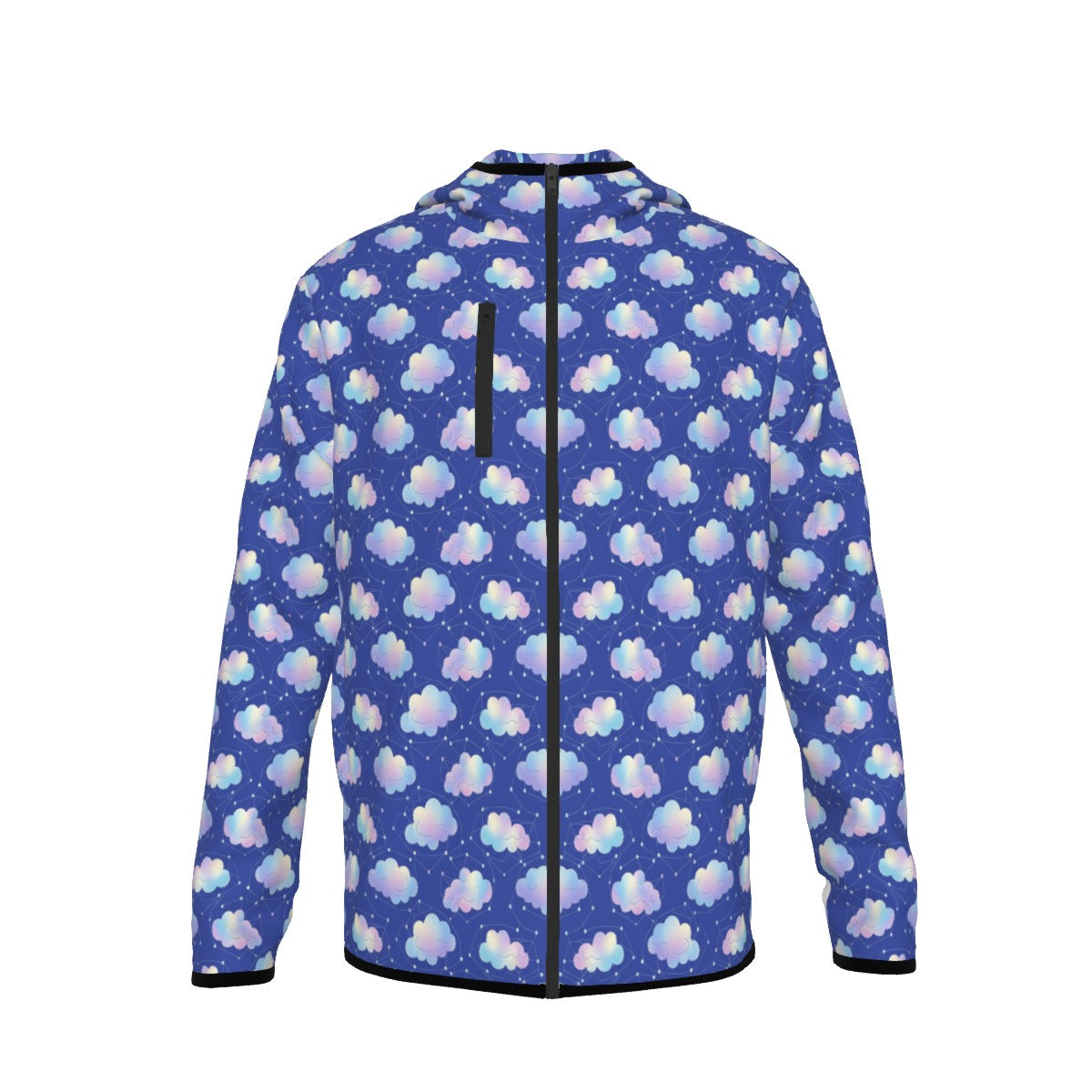 Men's Stylish Hoodie with Thumb Hole Design - view 1