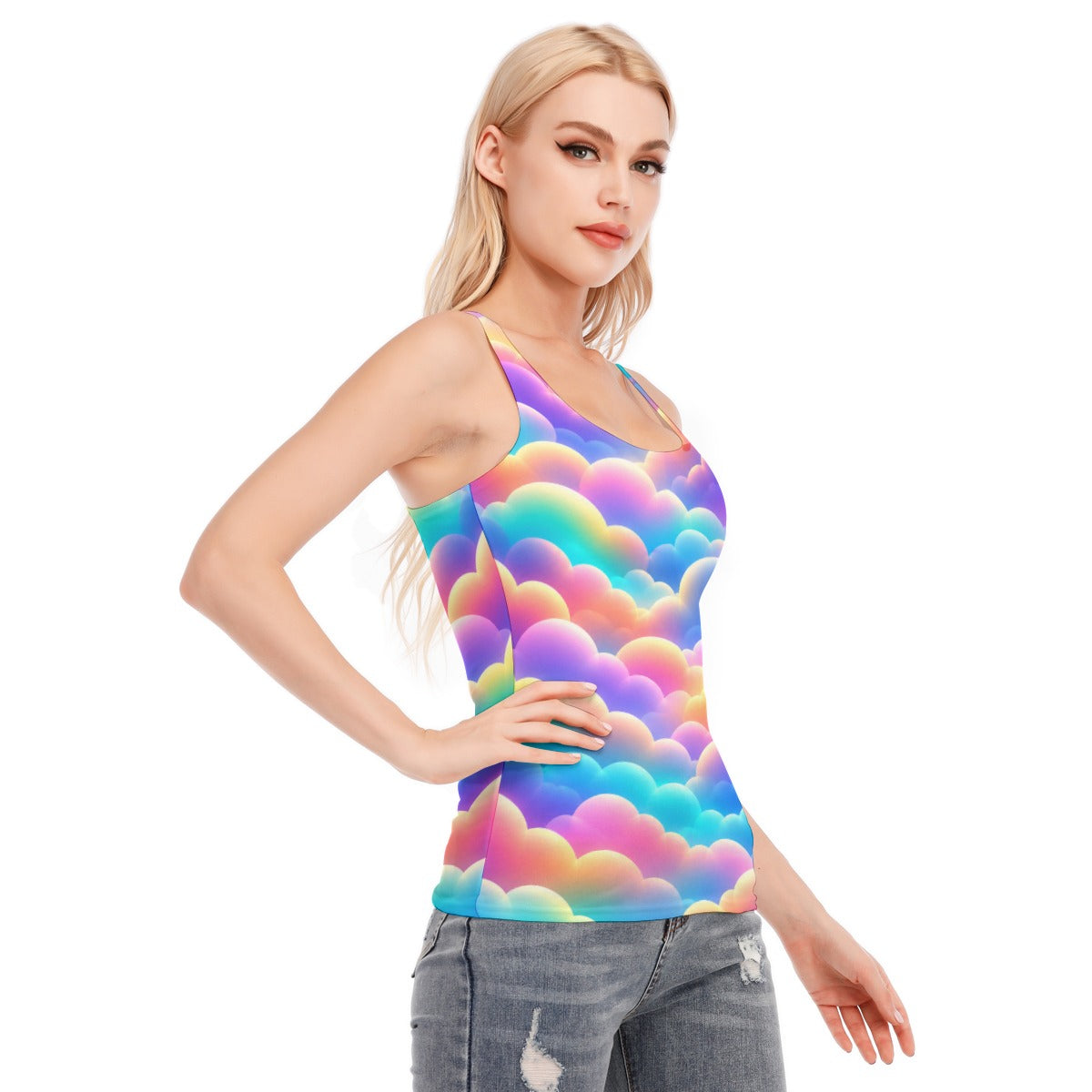 Women's Racer Vest | 190GSM Cotton