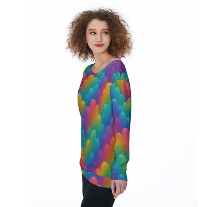 Women's Off-Shoulder Sweatshirt