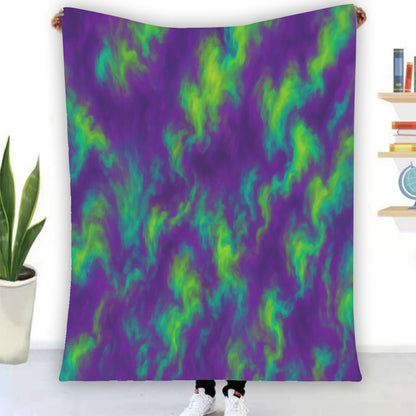 Unisex Single-Side Printing Flannel Blanket