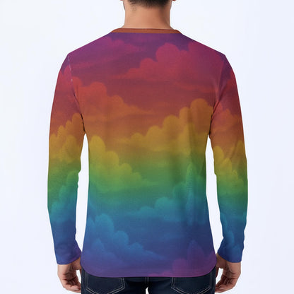 Men's Classic Long-Sleeve Henley Shirt