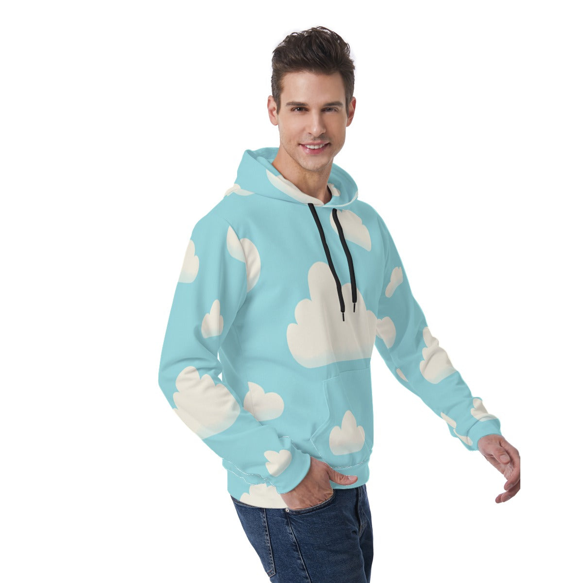 Men's Thicken Pullover Hoodie With Inner Hood