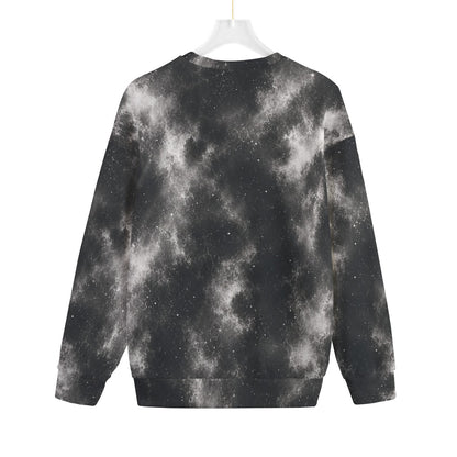Unisex Drop-shoulder Knitted Fleece Sweater - view 2
