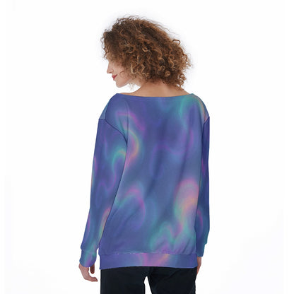 Women's Off-Shoulder Sweatshirt