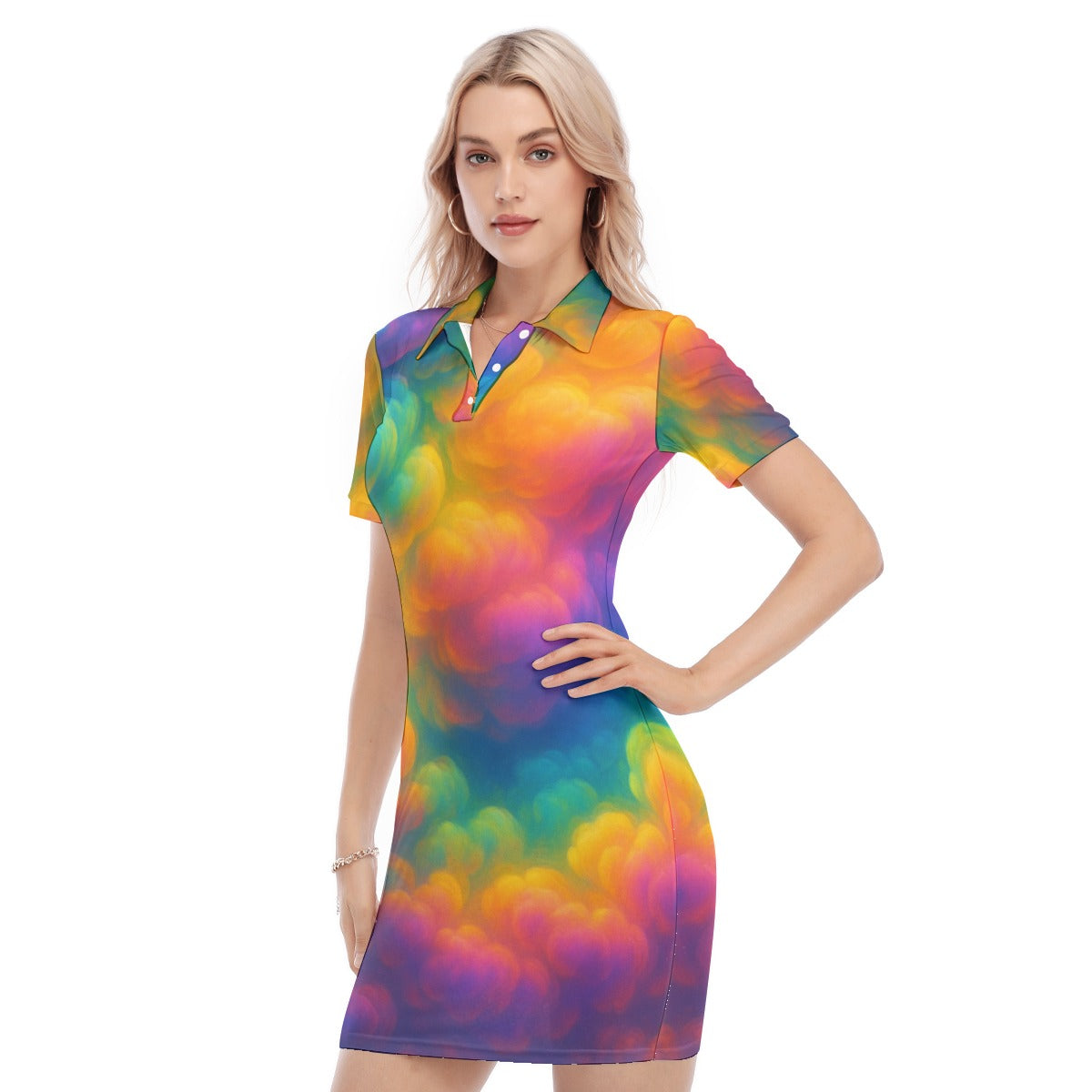 Women's Polo Collar Dress