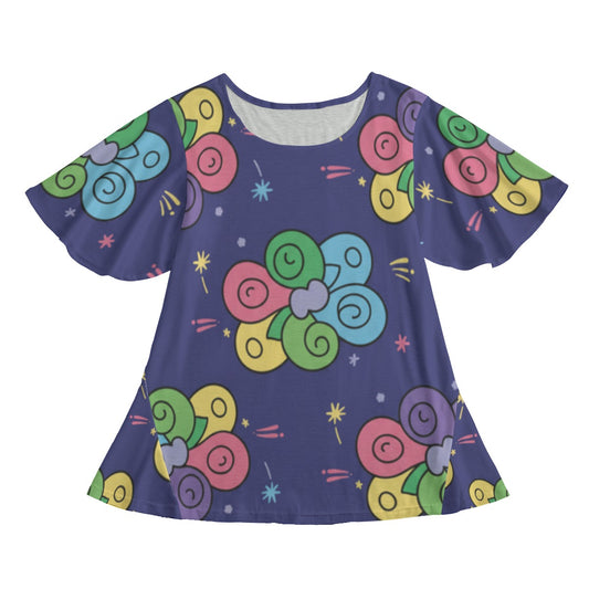 Women's Round Neck T-shirt With Short Sleeve