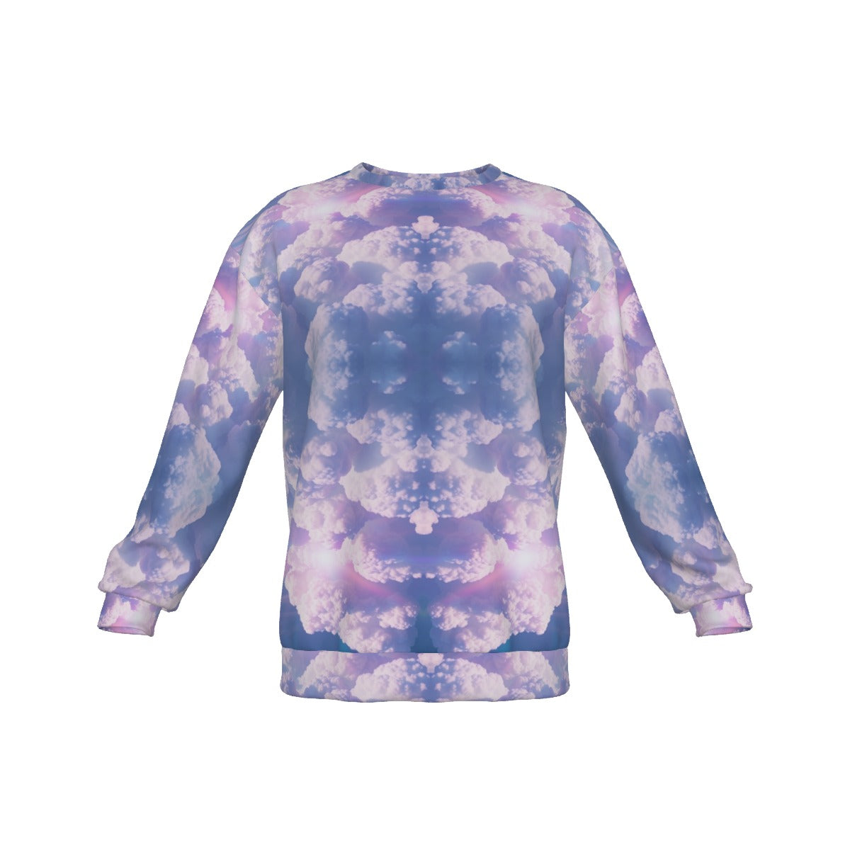 Men's Drop Shoulder Round Neck Long-Sleeved Sweatshirt