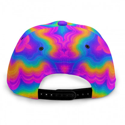 Baseball Cap With Flat Brim