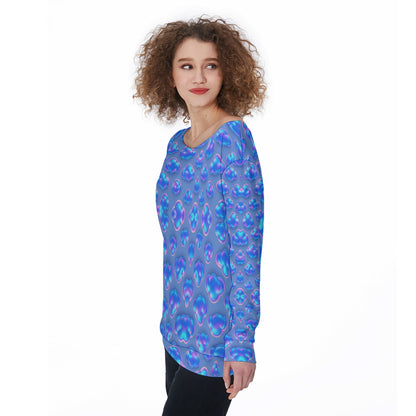 Women's Off-Shoulder Sweatshirt