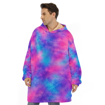 Unisex Sherpa-Fleece Hoodie Blanket - view 1