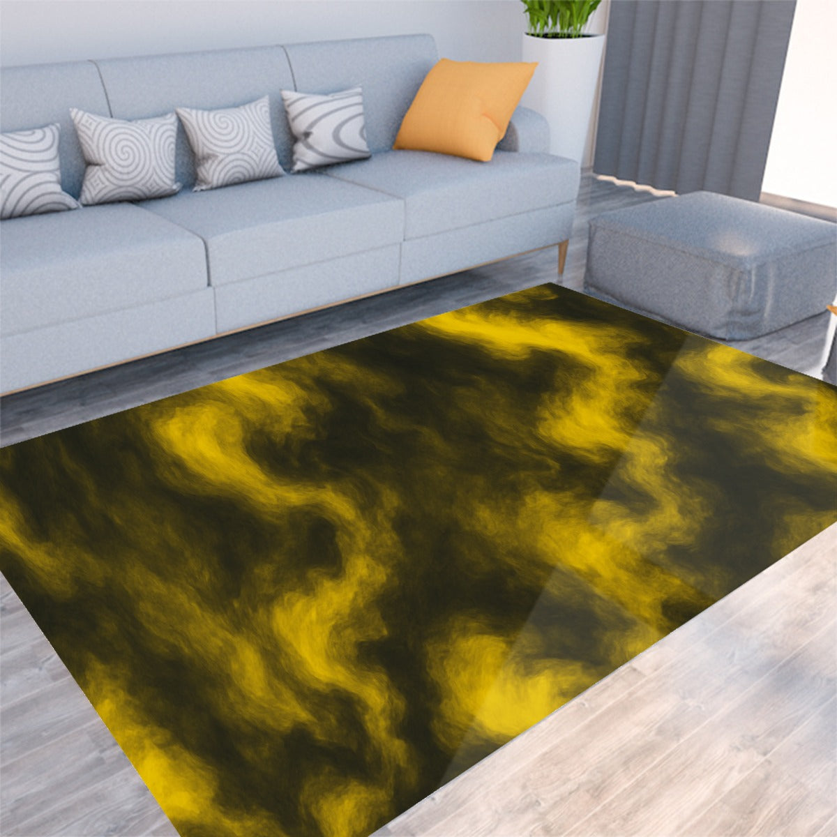 Unisex Foldable Rectangular Thickened Floor Mat