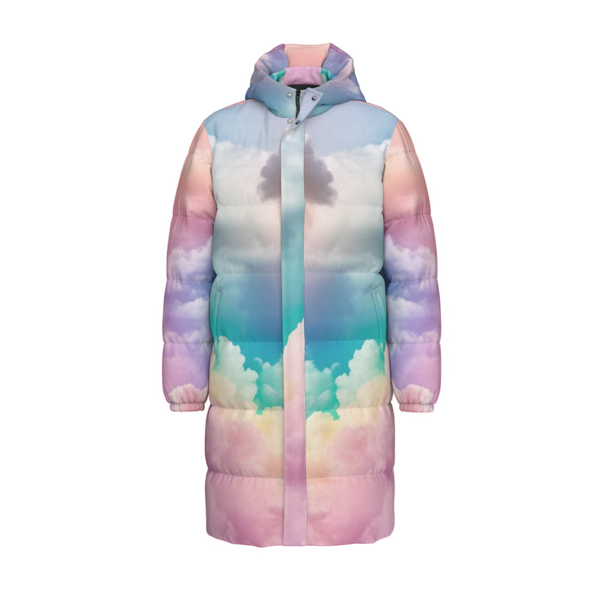 Unisex Long Down Jacket