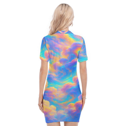 Women's Polo Collar Dress