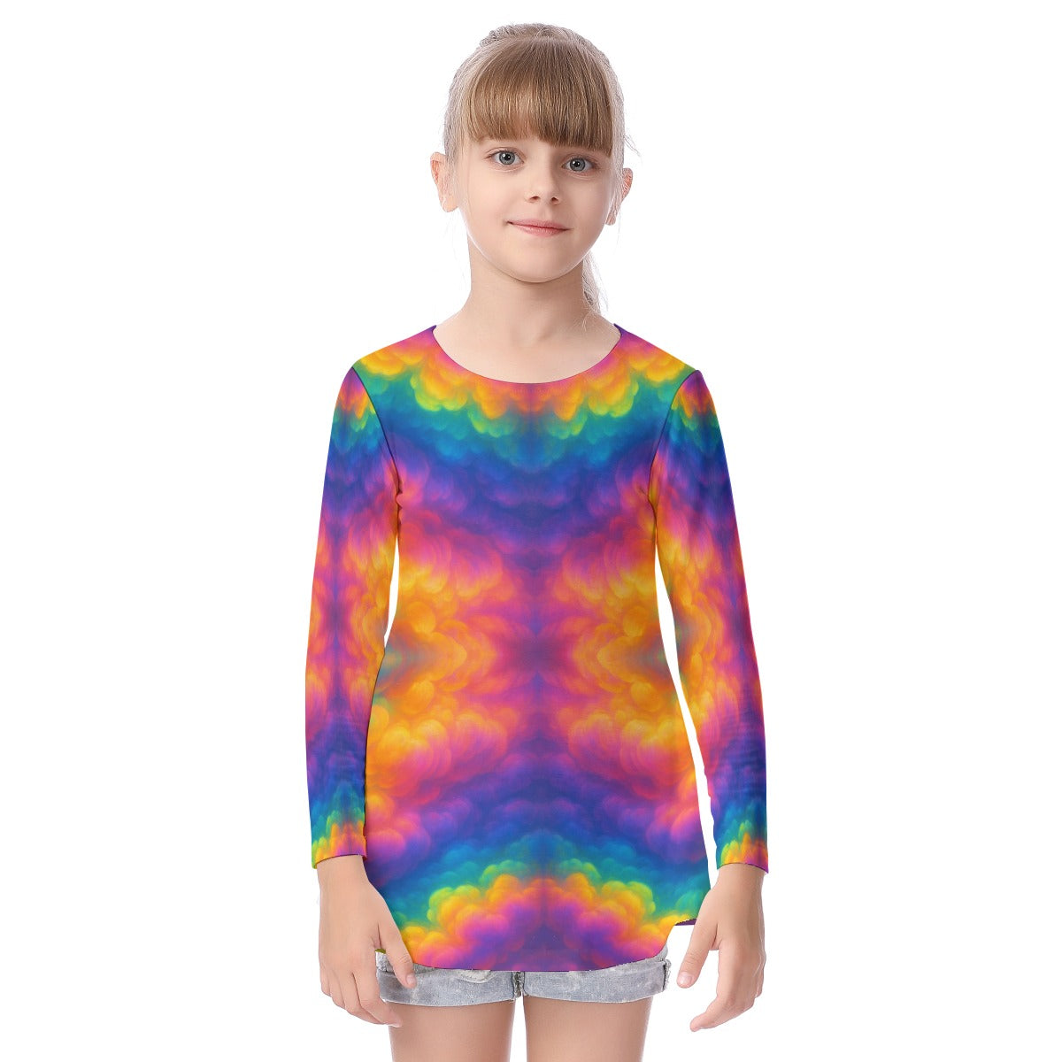 Unisex Kid's Long Sleeve O-neck T-shirt