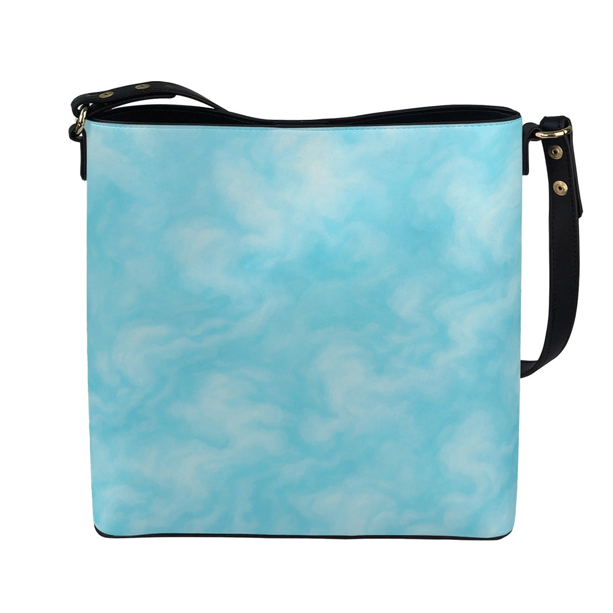 Unisex Minimalist Square Crossbody Bucket Bag