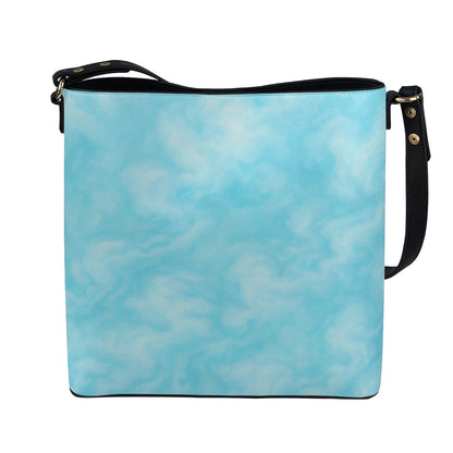 Unisex Minimalist Square Crossbody Bucket Bag