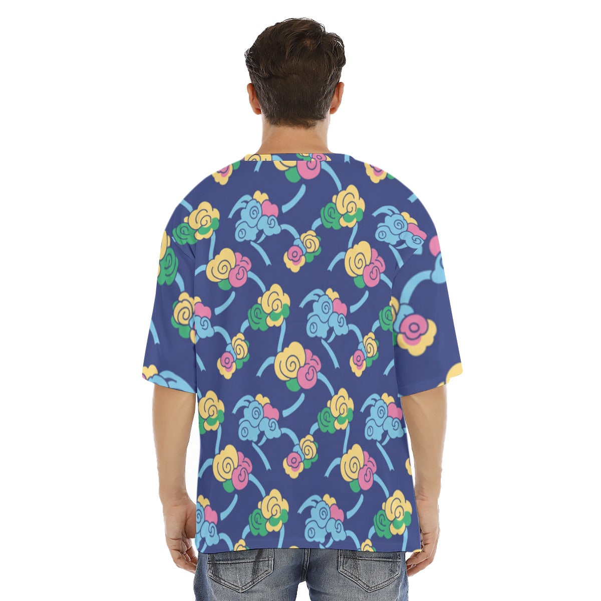 Men's Drop Shoulder T-shirt With Short Sleeve